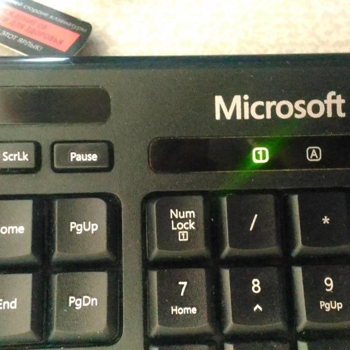 Клавиатура Microsoft Wired Keyboard, б/у.