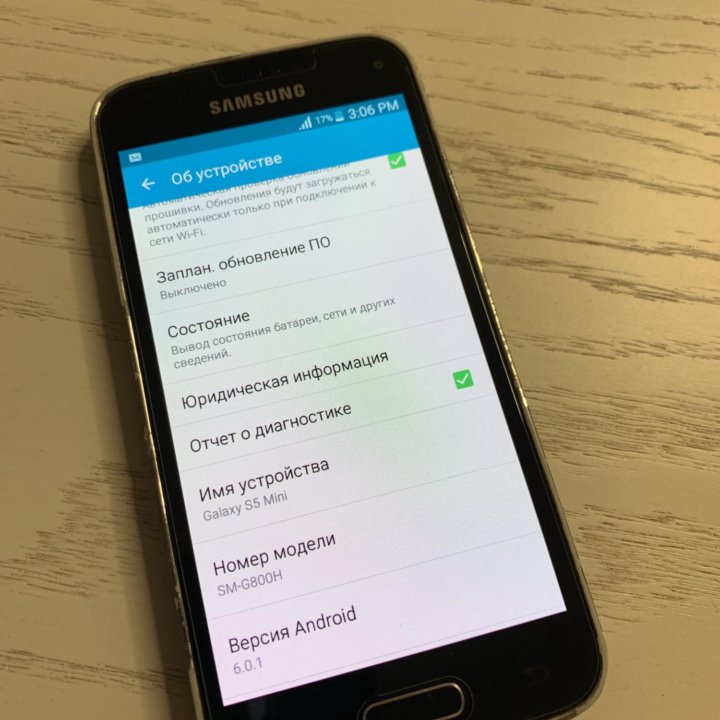 Смартфон Samsung Galaxy S5 mini SM-G800H