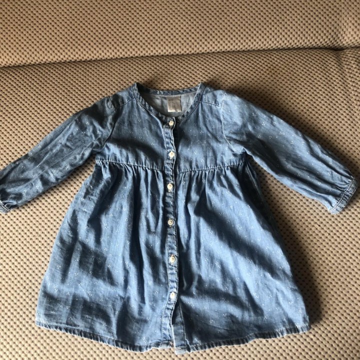 Джинсовое платье