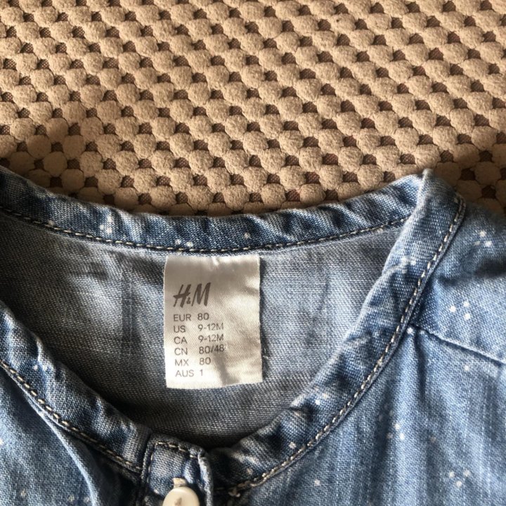 Джинсовое платье