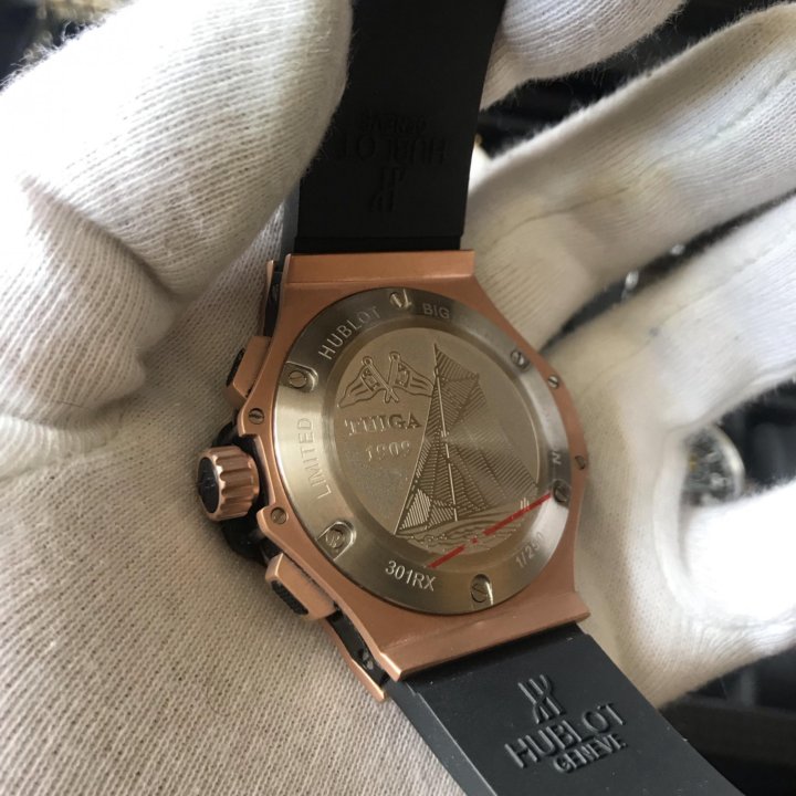 Часы Hublot gold Big Bang mate