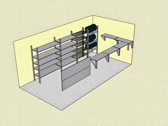 Обустройство гаража, мастерской, кладовки