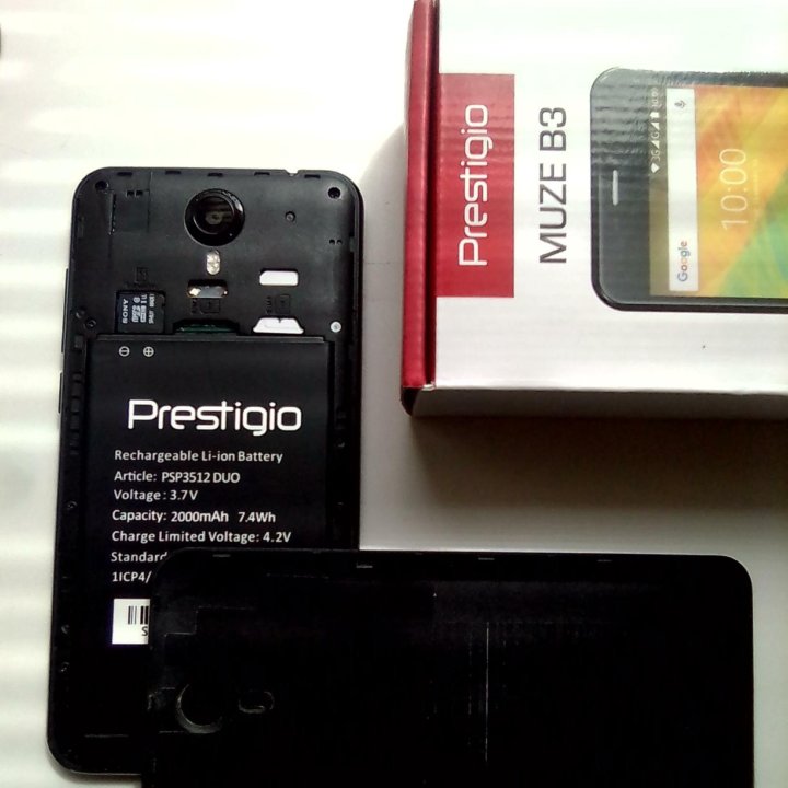 Смартфон Prestigio muze b3 psp3512duoblack