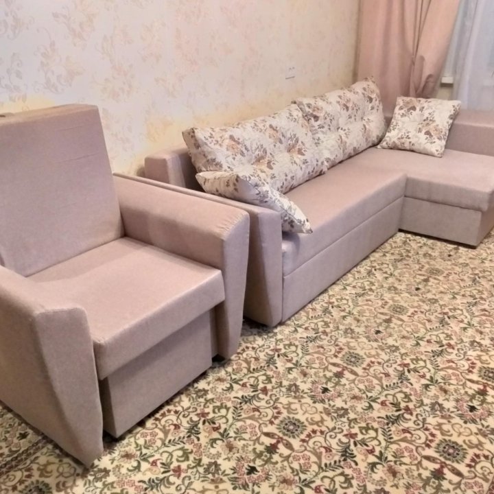 Комплект диван и кресло