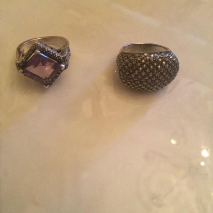 Кольца-серебро