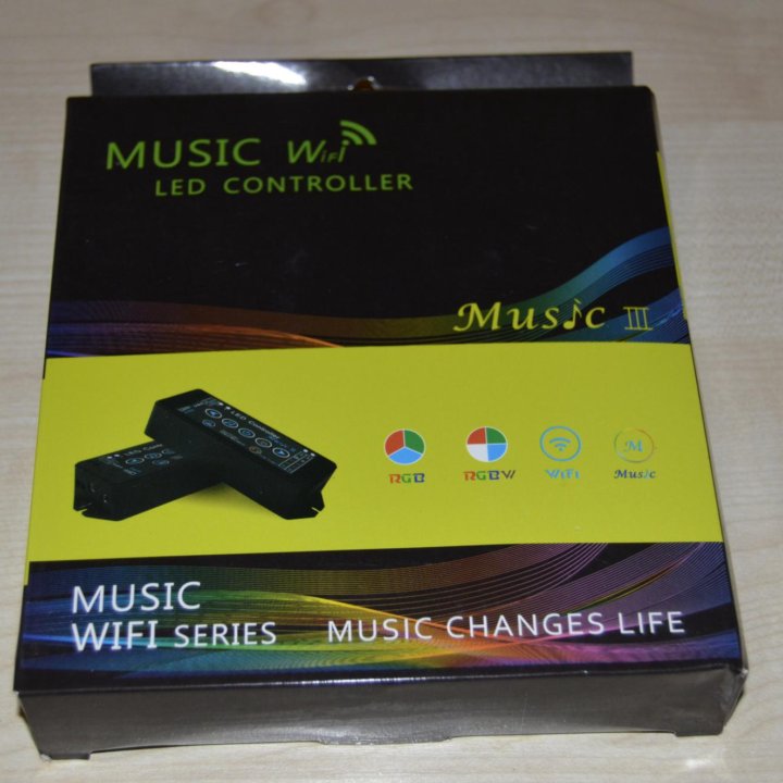 Контроллер музыкальный RGBW Wi-Fi MUSIC 3 DC12-24V