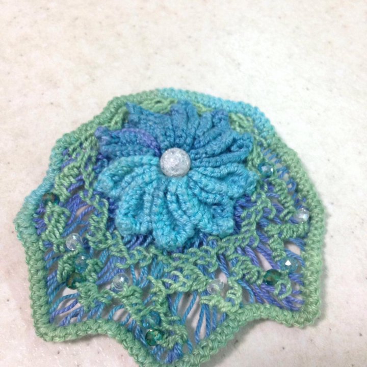 Текстильные броши