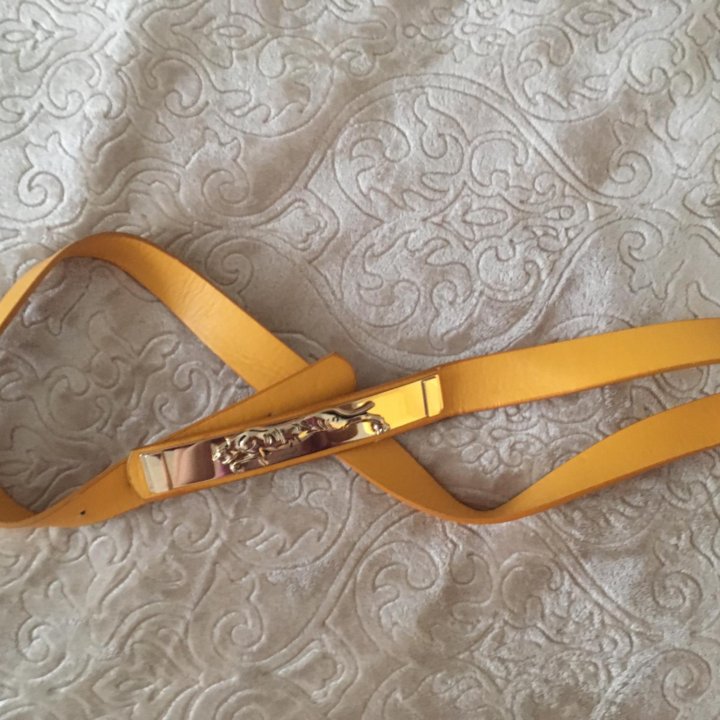 Ремень жёлтый