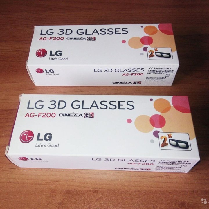 LG 3D Glasses (очки) AG-F200