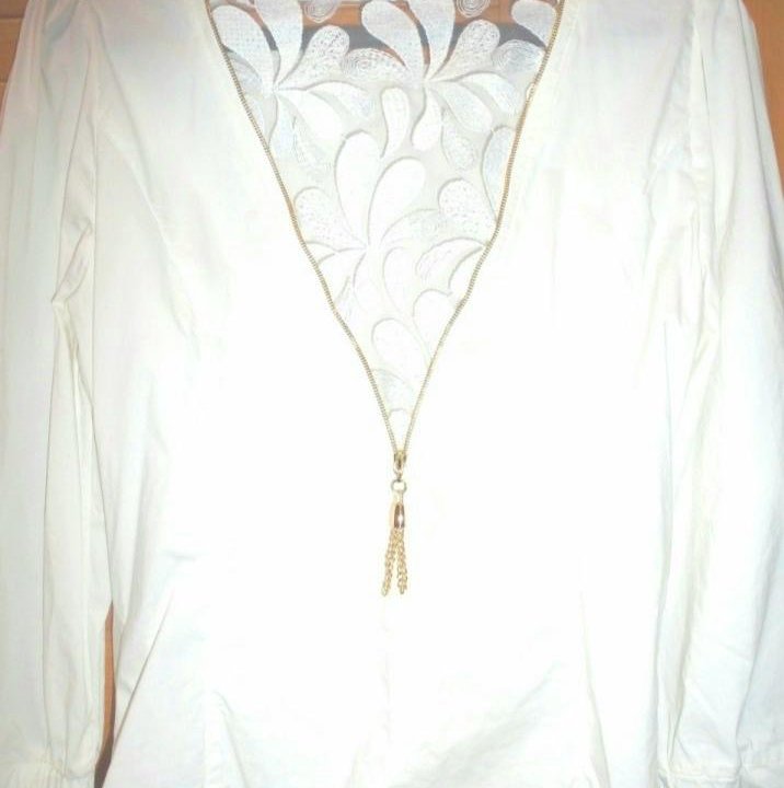 Белая блузка Турция