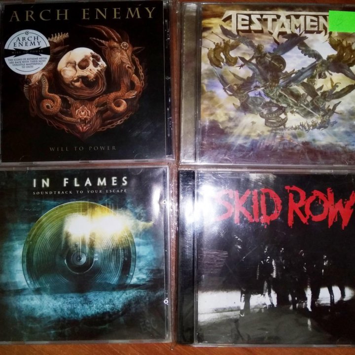 CD OverKill, Arch Enemy, Skid Row и другие.