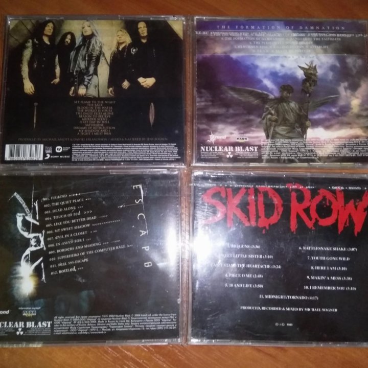 CD OverKill, Arch Enemy, Skid Row и другие.