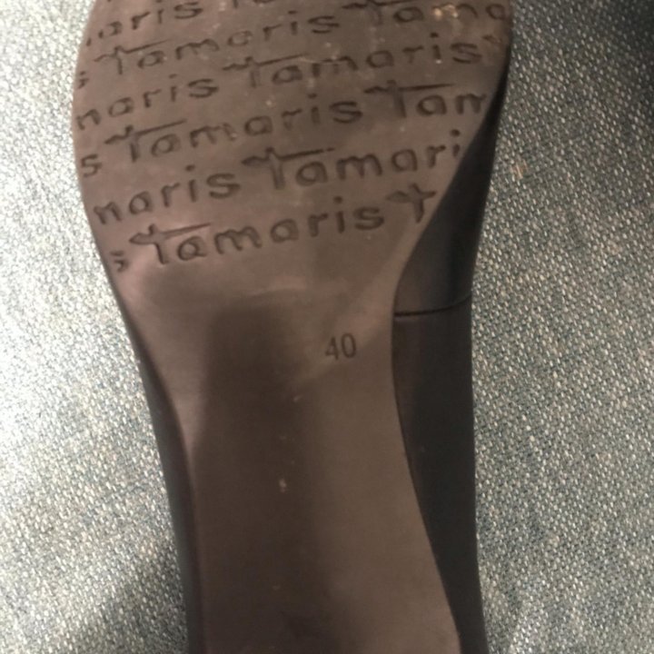 Туфли женские Tamaris, 40 размер, кожа натуральная