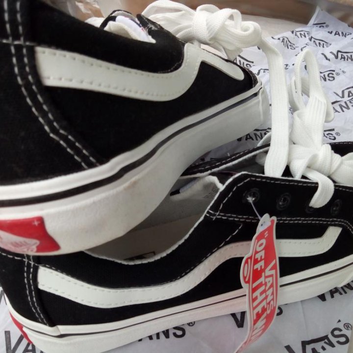 Vans кеды чёрные классические