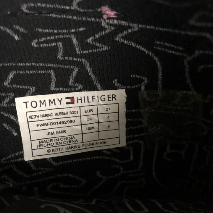 Резиновые сапоги Tommy Hilfiger