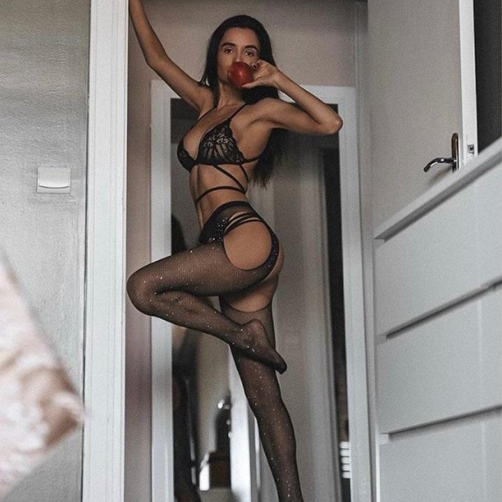 Колготки со стразами