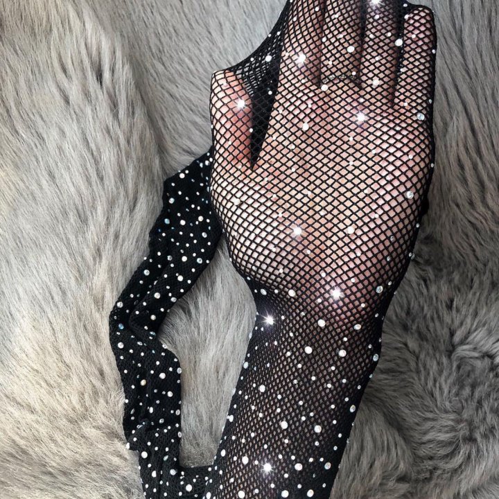 Колготки со стразами