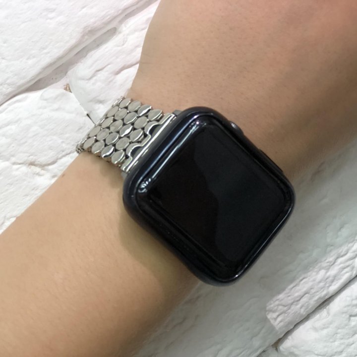 Ремешок Apple Watch Series 42mm/44mm Fish серебро