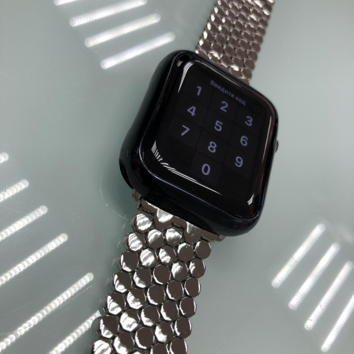 Ремешок Apple Watch Series 42mm/44mm Fish серебро