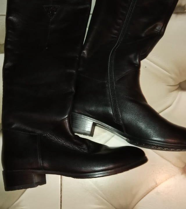 Сапоги кожа