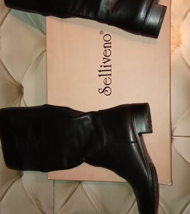 Сапоги кожа