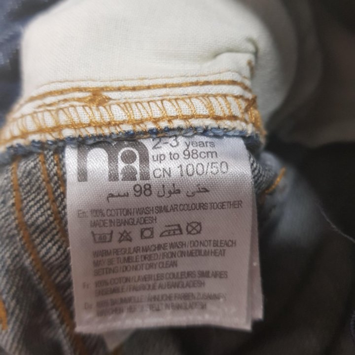 Джинсы 98 см Mothercare