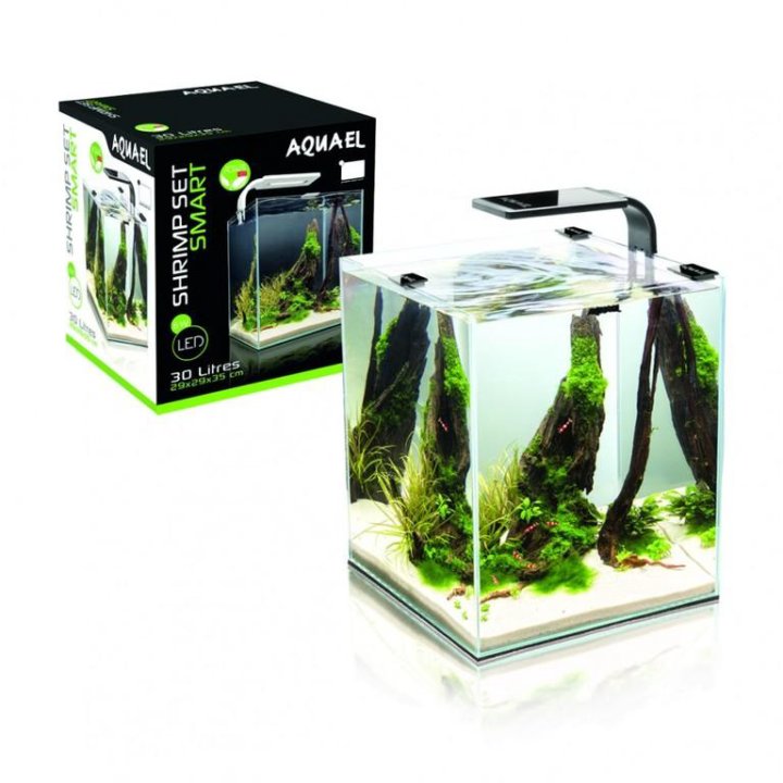 Aquael shrimp SET smart plant ll 20, Креветкариум