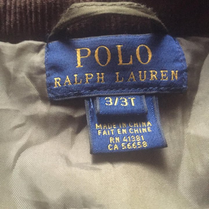 Куртка детская Ralph Lauren 3Т