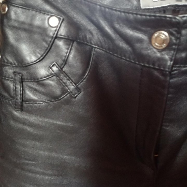 Кожаные брюки