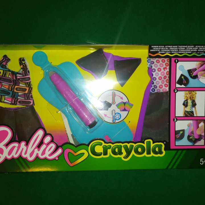 Новый набор одежды Barbie Crayola 