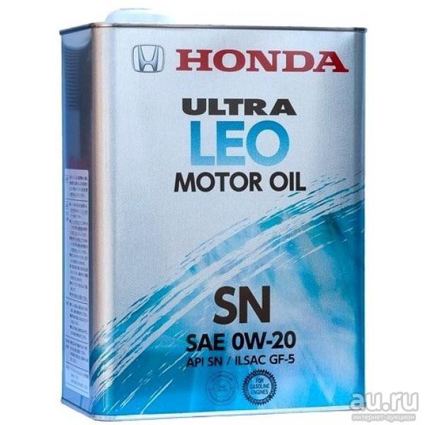 Honda (Хонда) Ultra Leo SN 0W-20 (0в-20) 4л