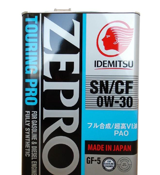 Idemitsu Zepro Touring Pro 0W-30 (0в-30), 4L