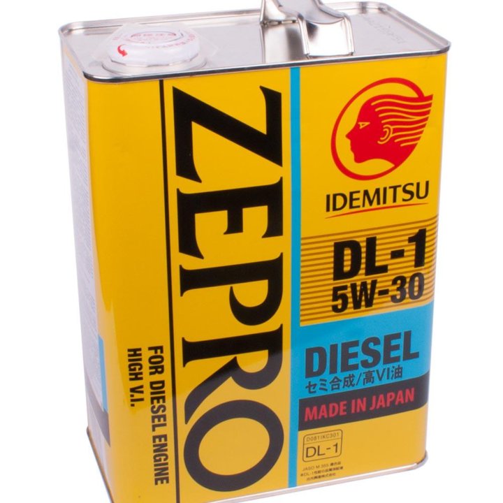 Idemitsu Zepro Diesel DL-1 5W-30 (5в-30) 4л