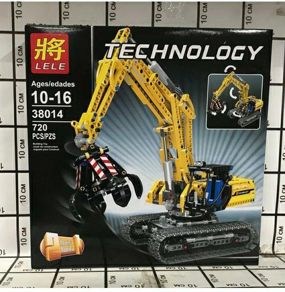 Конструктор LELE Technic Экскаватор 38014, 720дет