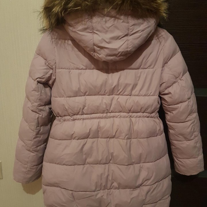 Удлиненная куртка -зима для девочек