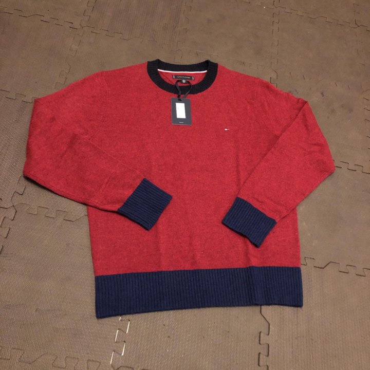 Новый свитер Tommy Hilfiger XL (L). Шерсть