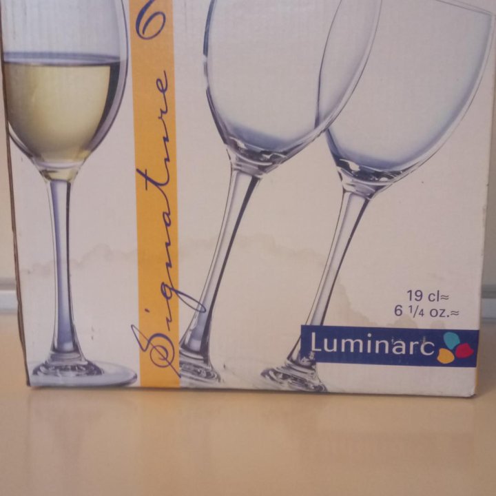 Бокалы luminarc 6 шт