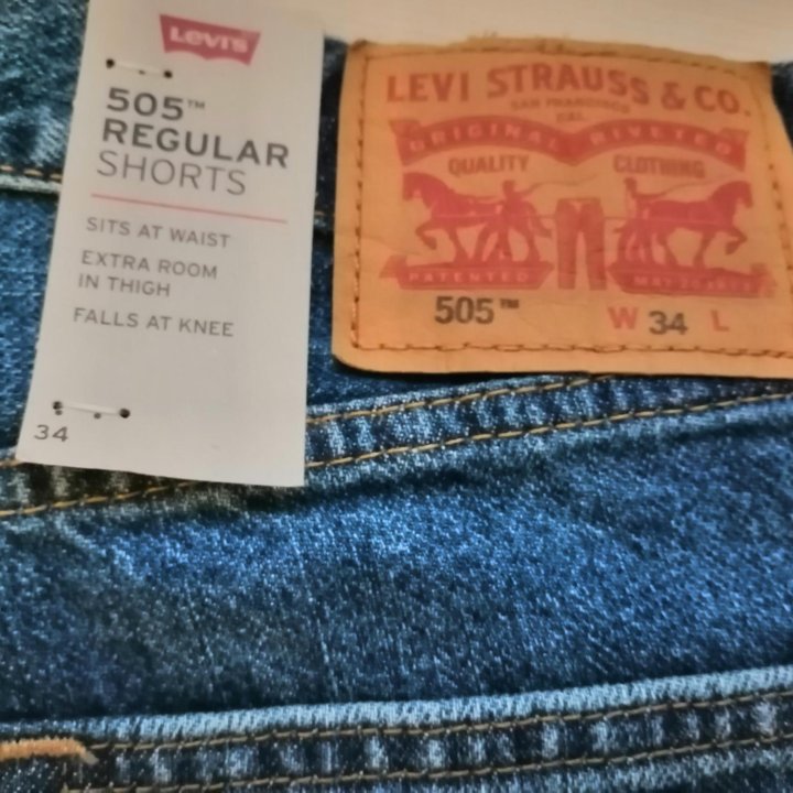 Новые шорты Levis 505