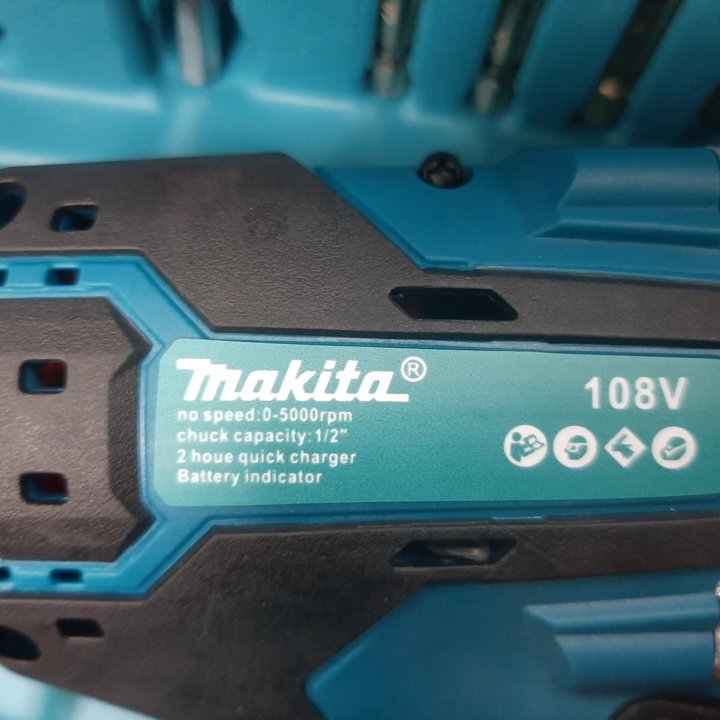 Гайковерт MAKITA108V 2в1ударный бесщеточный