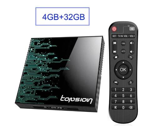 Topsion Android tv Box 9,0 4GB 32GB 4K