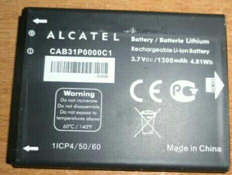 Аккумулятор Alcatel CAB 31p0000c1