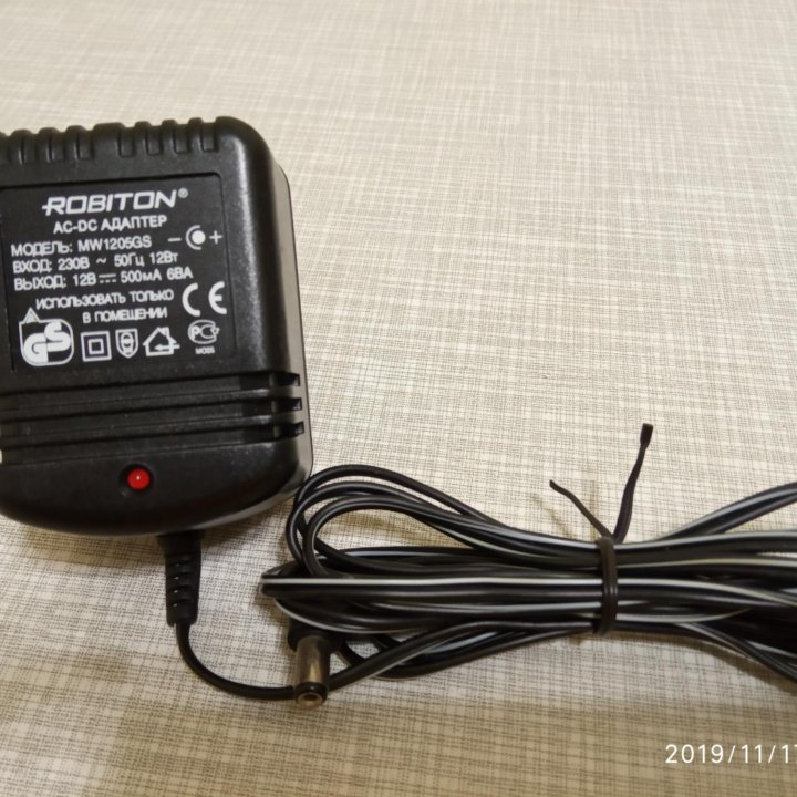 Блок питания Robiton MW1205GS 12v 0.5a