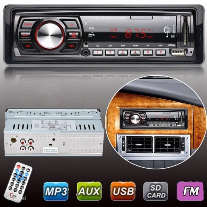 Автомагнитола 1Din FM/TF/USB MP3