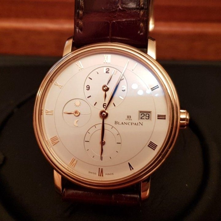 Часы Blancpain Zone Time Dual time Rose Gold