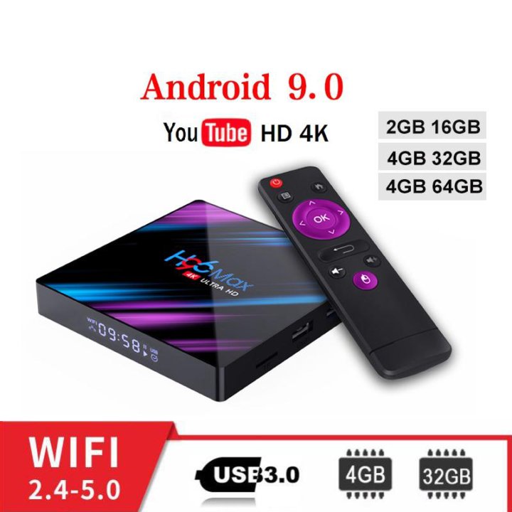 TV Box Smart приставка 2/16гб бесплатные каналы