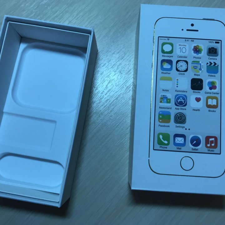 Коробка от IPhone 5S Gold