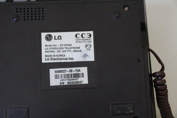 Беспроводной телефон LG модель GT - 9760А