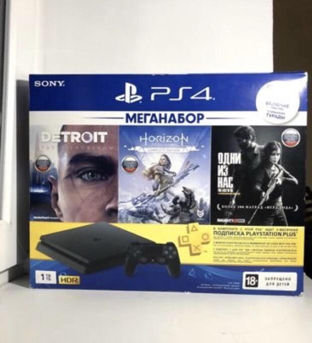 Sony PlayStation 4 slim 1TB + доставка