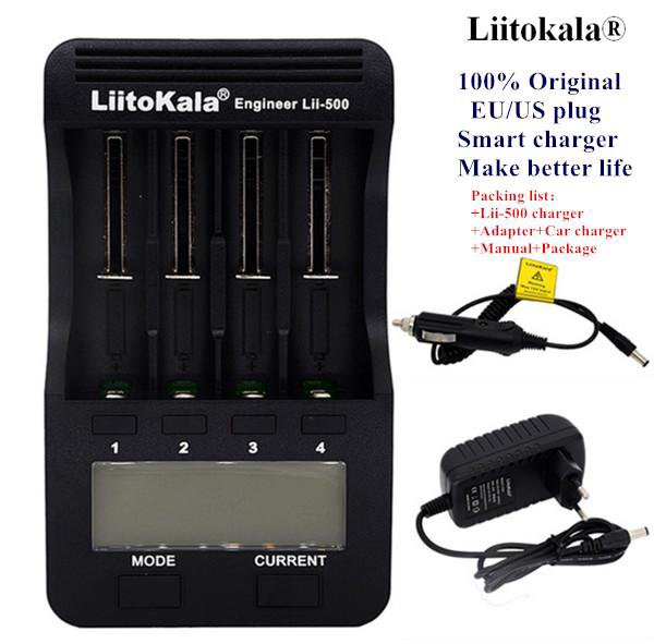 Универ-е зарядное устройство LiitoKala Lii-500
