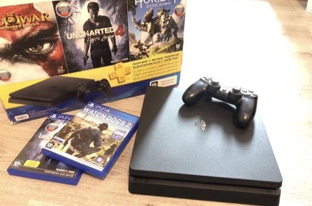 Sony PlayStation 4 slim 500gb + доставка